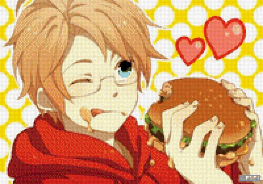 Америка - аниме, хеталия - предпросмотр