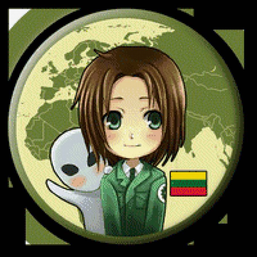 Литва - хеталия, аниме - предпросмотр