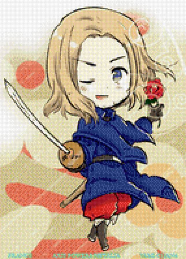 Чиби-Франция - хеталия, аниме - предпросмотр