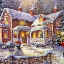 Схема вышивки «Зимняя сказка»