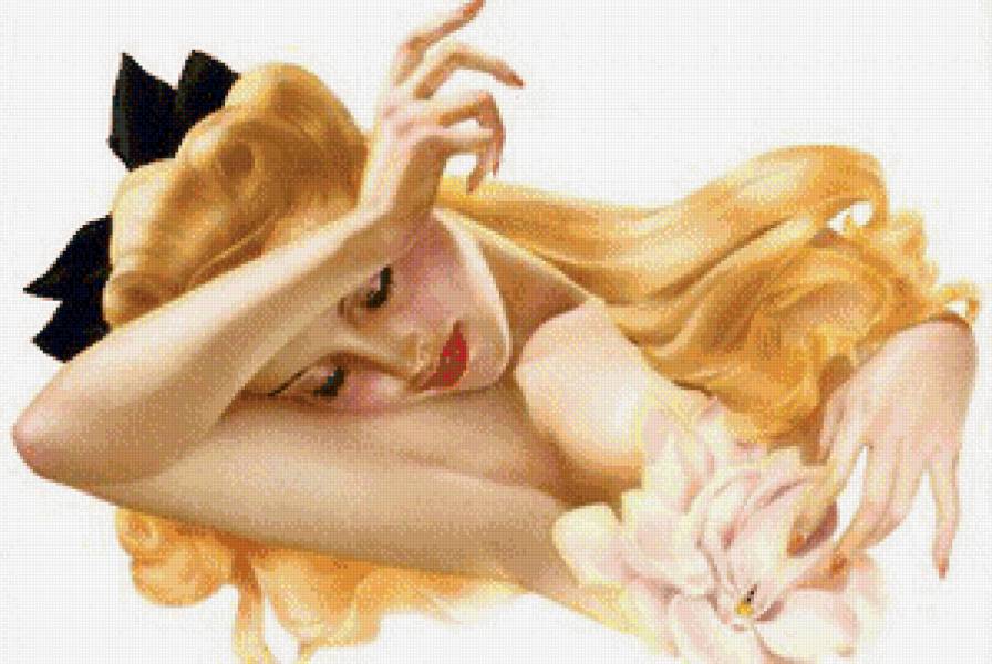 женский образ - девушка, женщины, девушки, нежность, портрет - предпросмотр