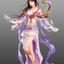 Схема вышивки «девушка»