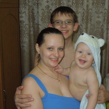 Схема вышивки «я с детьми»