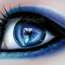 Схема вышивки «око»