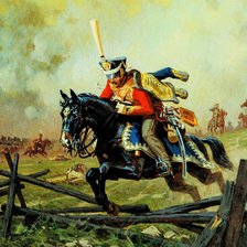 Схема вышивки «гусар»