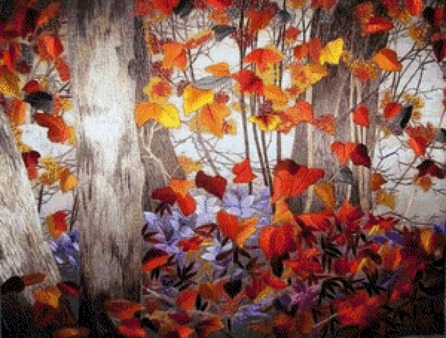 Яркая осень - предпросмотр