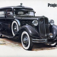 Схема вышивки «Старые авто 4»