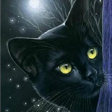 Схема вышивки «коты»