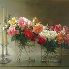 Схема вышивки «розы»