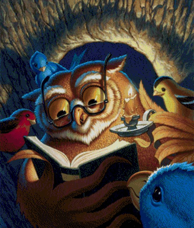 сказка на ночь - детское, открытки, мультяшки - предпросмотр