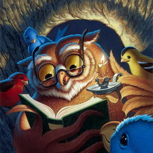 Схема вышивки «сказка на ночь»