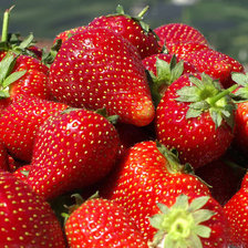 Схема вышивки «клубника»