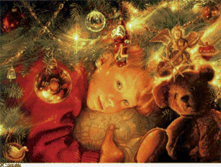 новый год - елка, дети - предпросмотр