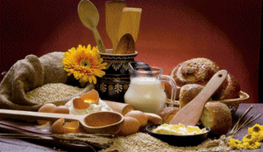 натюрморт - тесто, кухня, натюрморт - предпросмотр