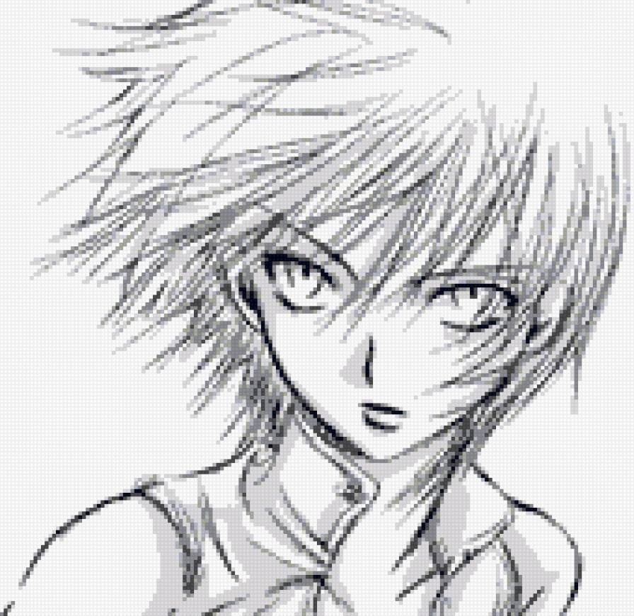 Мальчик набросок - аниме - предпросмотр