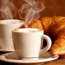 Схема вышивки «кофе»