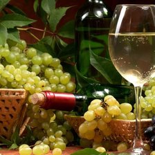 Схема вышивки «виноград и вино»