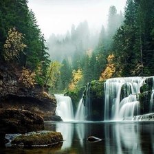 Схема вышивки «Водопад»