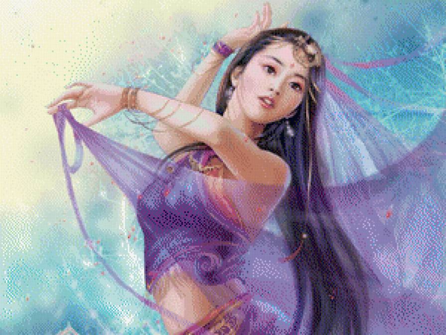 Танцовщица - красота, девушка, женщина, взгляд - предпросмотр