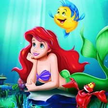 Схема вышивки «русалочка»