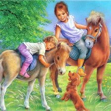 Схема вышивки «детки»