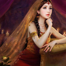 Схема вышивки «наложница»