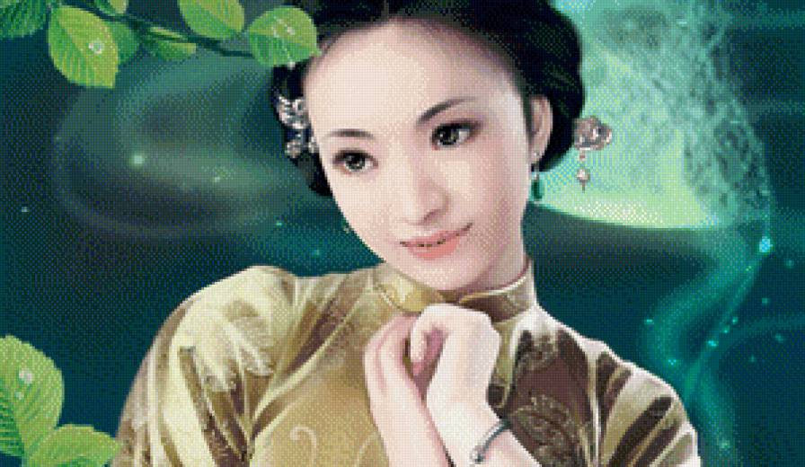 японка - японка, фэнтези, девушка - предпросмотр