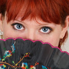 Схема вышивки «глаза»