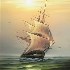 Схема вышивки «Морские пейзажи Сергея Стоева»