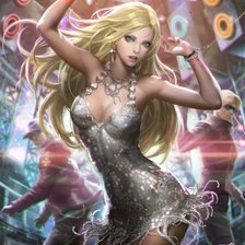 Схема вышивки «танцующая красота»