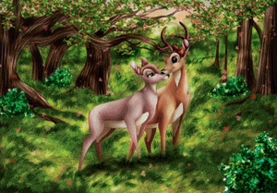 Бэмби - бэмби, дисней - предпросмотр