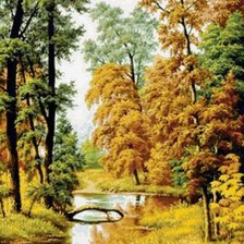 Схема вышивки «осень»