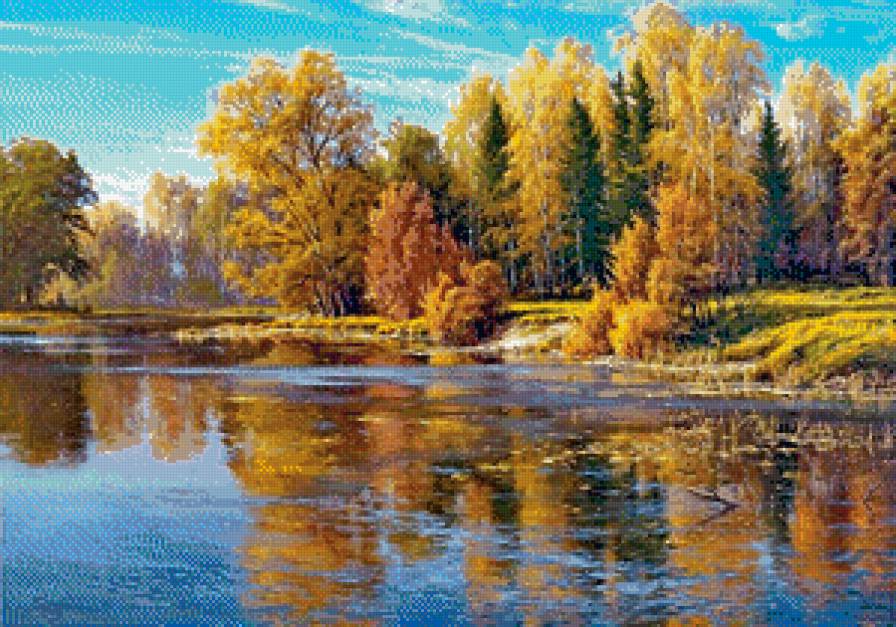 ПЕЙЗАЖ - пейзаж, осень, река - предпросмотр