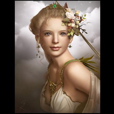 Схема вышивки «Юная красавица»