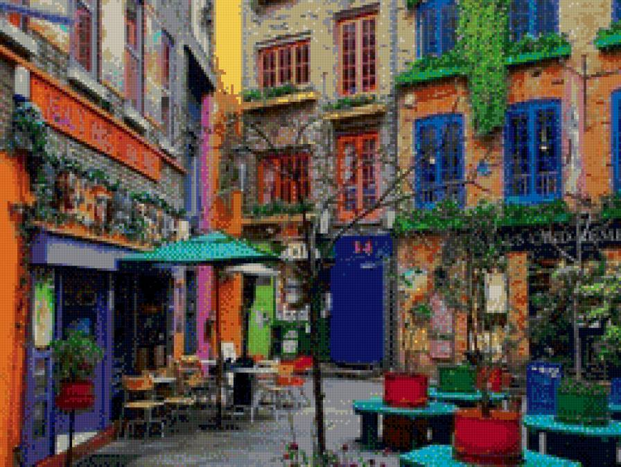 Итальянская улочка - улица, италия - предпросмотр