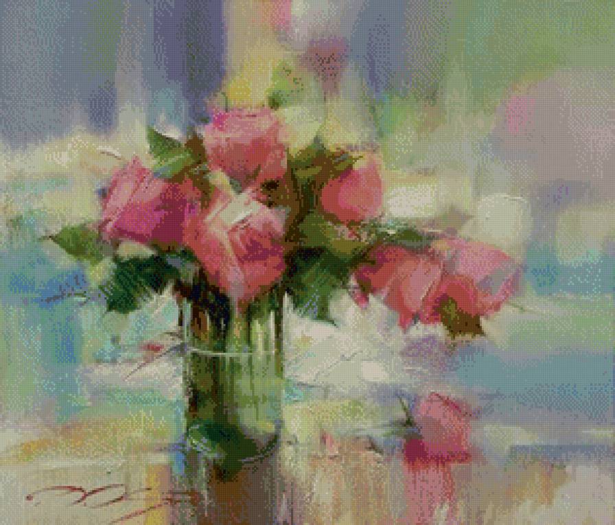 розы - картина - предпросмотр