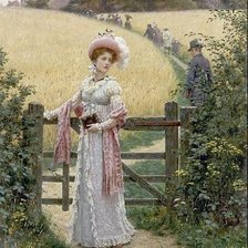 Схема вышивки «Деревенька 22.»