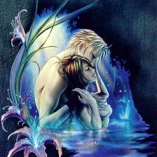 Схема вышивки «пара влюбленных»