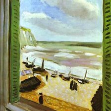 Схема вышивки «Матис. Открытое окно»