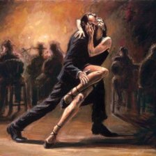 Схема вышивки «Танго.»