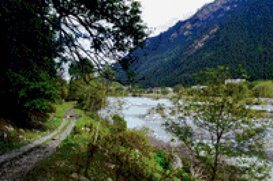 теберда - пейзаж - предпросмотр