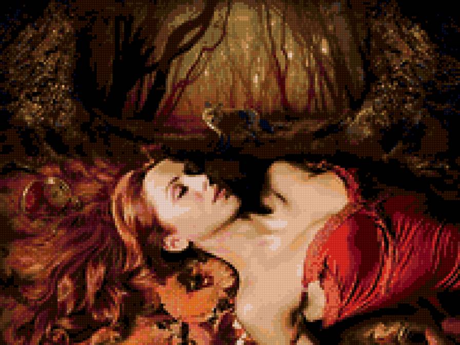 Сознание - волк, лес, природа, девушка - предпросмотр