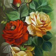 Схема вышивки «серия "розы"»