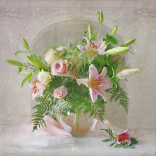 Схема вышивки «лилии»