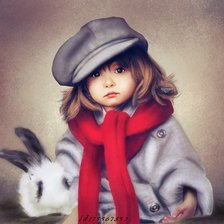 Схема вышивки «девочка»