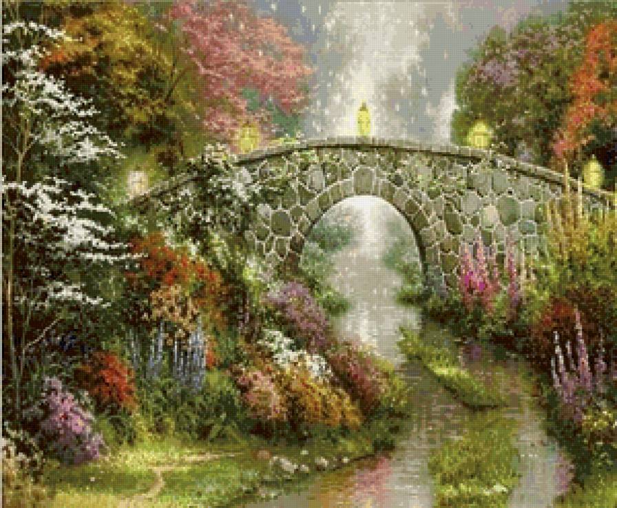 Волшебный сад - пейзаж, природа - предпросмотр