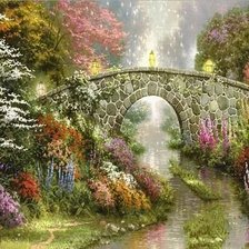 Схема вышивки «Волшебный сад»