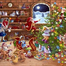 Схема вышивки «рождество»