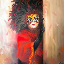 Схема вышивки «маски»