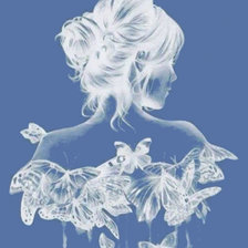 Схема вышивки «Образ девушки»